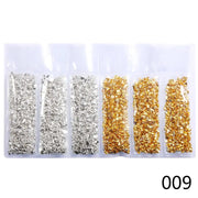 Crushed Glass - 6 piece Set- Metallic Mix by Resin Art NZ