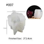 Crystal Moulds Silicone Growing Crystal Cluster Quartz Rock Mould for Polymer Clay, Fondant Cake Decoration by Resin Art NZ