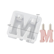 Alphabet Letter Moulds - Candle Holder - Individual - Large by Resin Art NZ