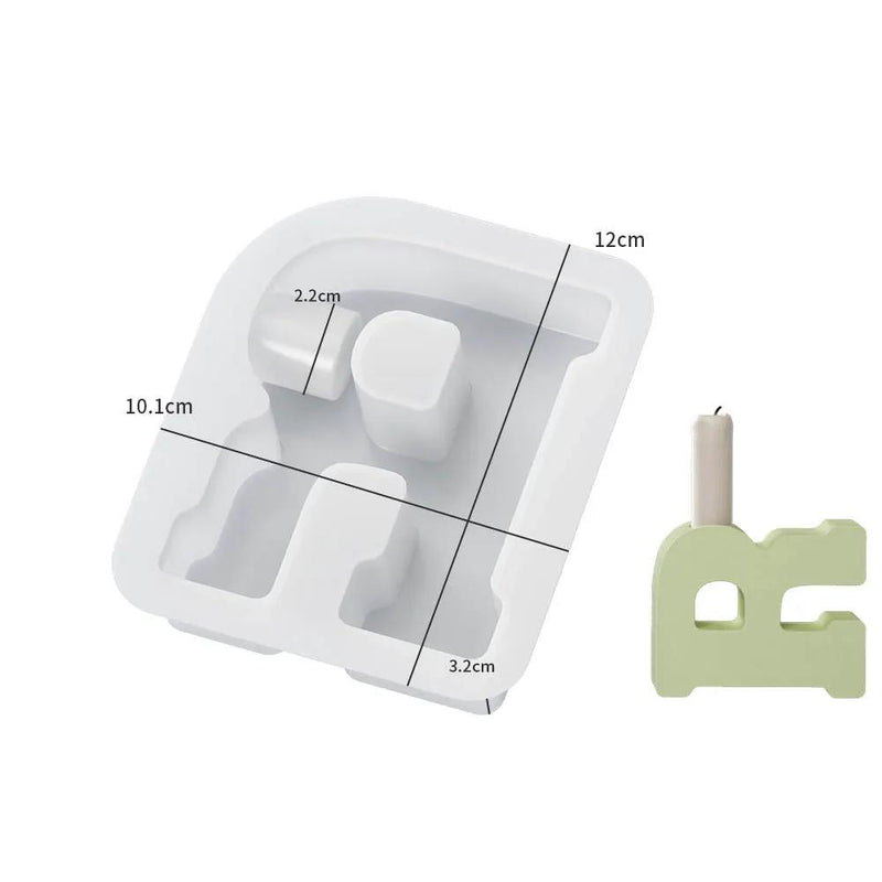 Alphabet Letter Moulds - Candle Holder - Individual - Large by Resin Art NZ