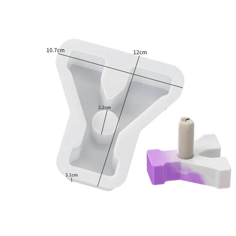 Alphabet Letter Moulds - Candle Holder - Individual - Large by Resin Art NZ