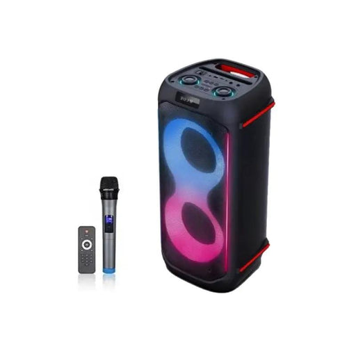 Kiwi Grab Kiwi Grab Bluetooth party speaker with microphone 2 x 6.5″ bass Partybox 610 Bluetooth party speaker with microphone 2 x 6.5″ bass Partybox 610