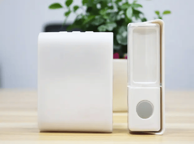 Doorbell with Coloured Flashing Lights by Deafquip