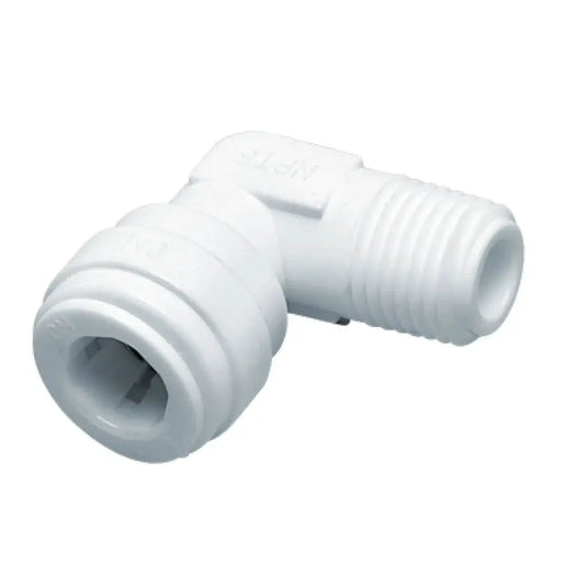 DMfit Male Elbow Connector - Push-Fit Tube to Thread - 90 Degree Adapter by Filtration Station NZ