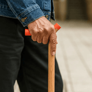 ooak Walking stick Uno Coral And Oak Walking Cane By OOAK Elegant Mobility Aid Uno Coral And Oak Walking Cane By OOAK Elegant