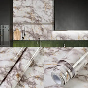 Marble Waterproof & Oil-Proof Wall Paper (40cm) (12 designs available) by Habicare