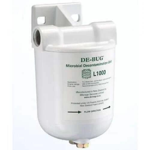 De-Bug Fuel Filter Clean Fuel Unit L1000 for diesel and marine engines, ideal for transportation and agricultural machinery.