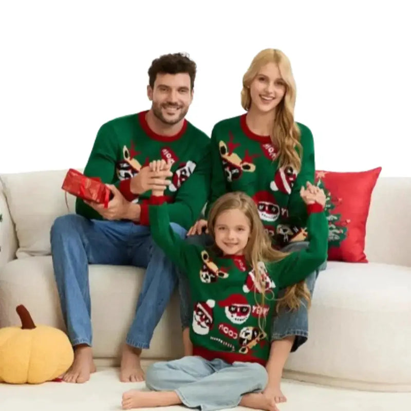 Matching Family Christmas Sweaters (5 sizes available) by Habicare