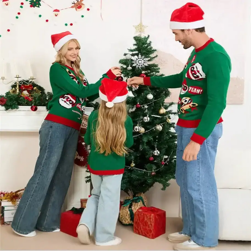 Matching Family Christmas Sweaters (5 sizes available) by Habicare