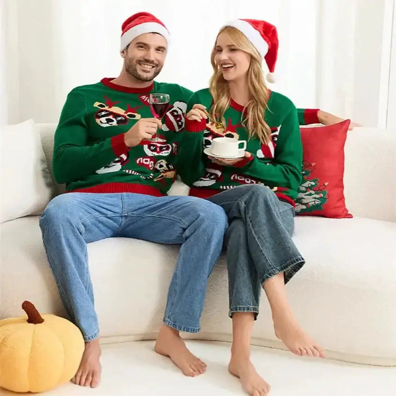Matching Family Christmas Sweaters (5 sizes available) by Habicare