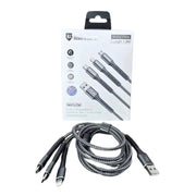 9eight5 Accessories Maxguard 1.2m 3 in 1 cable M41LCM MaxGuard 1.2m 3 In 1 USB C Lightning Micro USB Cable