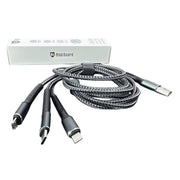 9eight5 Accessories Maxguard 1.2m 3 in 1 cable M41LCM MaxGuard 1.2m 3 In 1 USB C Lightning Micro USB Cable