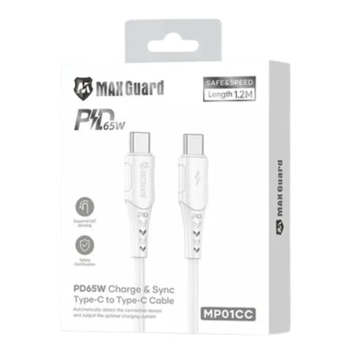 9eight5 Accessories Maxguard 1.2m 65W Type-C to C Cable MP01CC MaxGuard 1.2m USB C To USB C PD Cable 65W MP01CC