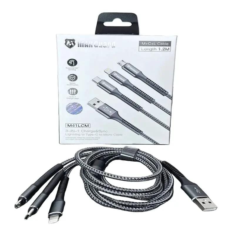 9eight5 Electronics Accessories Maxguard 1.2M M+C+L Cable M41LCM Maxguard 1.2M M+C+L Cable M41LCM