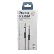 9eight5 Electronics Accessories Maxguard 1.2m Plug and Play Aux 3.5mm Cable MA01 Maxguard 1.2m Plug and Play Aux 3.5mm Cable MA01