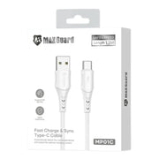 9eight5 Accessories Maxguard 1.2m USB-A to C Cable MP01C MaxGuard 1.2m USB A to USB Cable MP01C Fast Charge