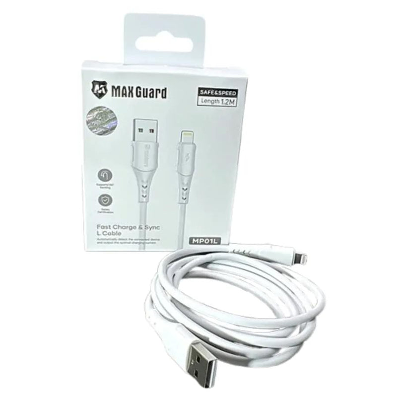 9eight5 Accessories Maxguard 1.2m USB-A to Lightning Cable MP01L MaxGuard 1.2m USB A to Lightning Cable MP01L