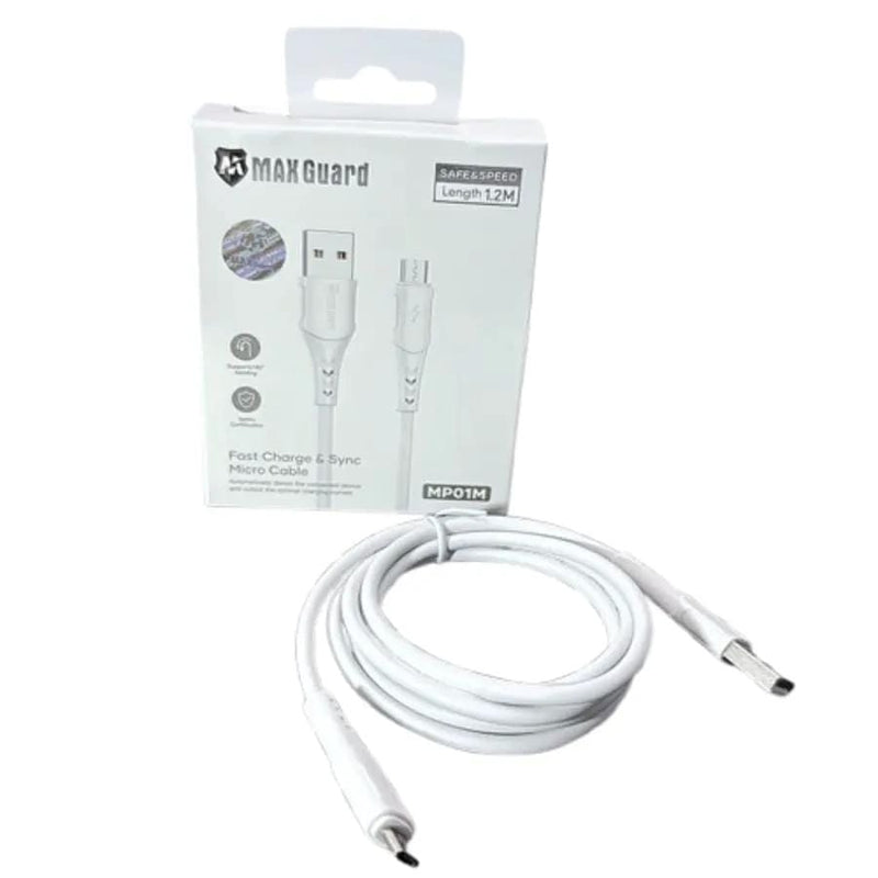 9eight5 Accessories Maxguard 1.2m USB-A to Micro Cable MP01M MaxGuard 1.2M USB A To Micro Cable MP01M Fast Charge