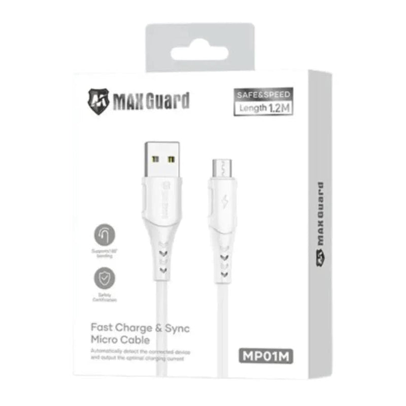 9eight5 Accessories Maxguard 1.2m USB-A to Micro Cable MP01M MaxGuard 1.2M USB A To Micro Cable MP01M Fast Charge