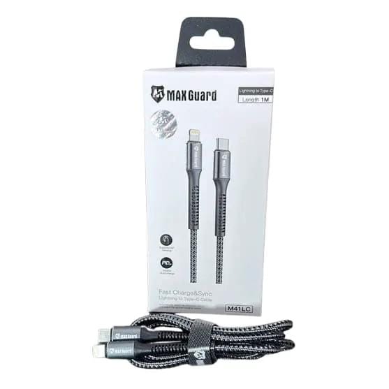 9eight5 Accessories Maxguard 1m 20W Type-C to Lightning cable M41LC Maxguard 1M 20W Type C to Lightning Cable M41LC