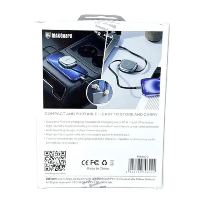 9eight5 Accessories Maxguard 1m 240W Type-C to C Cable MR01CC MaxGuard 1M 240W USB-C To USB-C Cable MR01CC