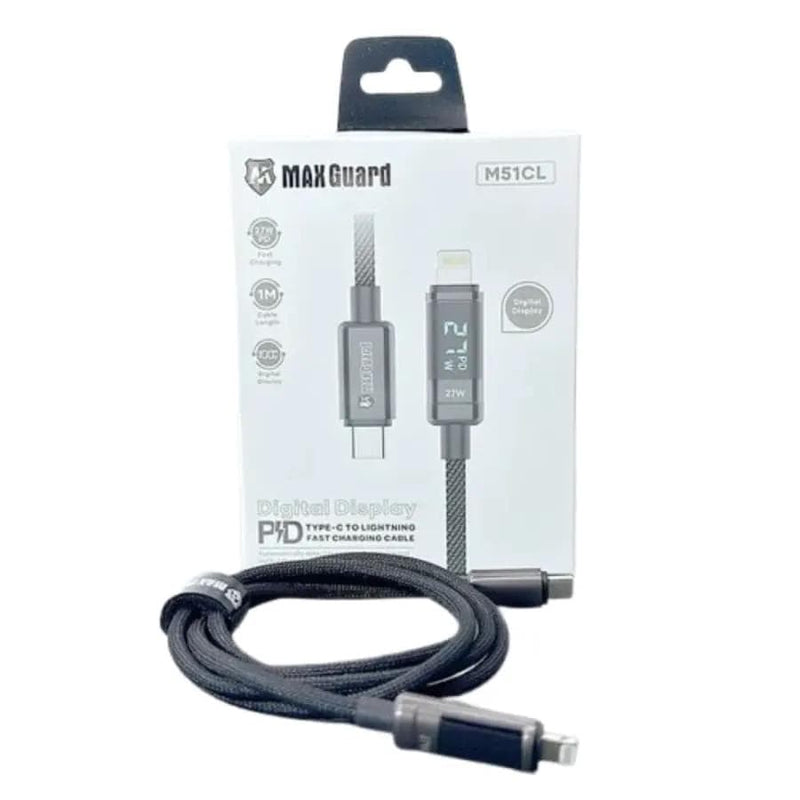 9eight5 Accessories Maxguard 1m 27W Type-C to Lightning Cable M51CL MaxGuard 1m 27W Type C To Lightning Cable M51CL
