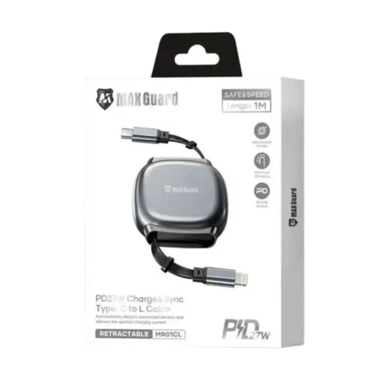 9eight5 Accessories Maxguard 1m 27W Type-C to Lightning Cable MR01CL Maxguard 1m 27W USB C to Lightning Cable MR01CL