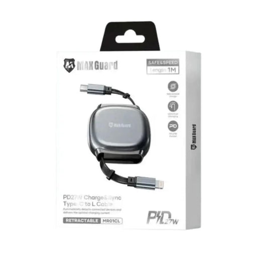 9eight5 Accessories Maxguard 1m 27W Type-C to Lightning Cable MR01CL Maxguard 1m 27W USB C to Lightning Cable MR01CL