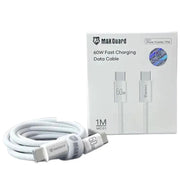 9eight5 Accessories Maxguard 1m 60W Type-C to C Cable MC01 MaxGuard 60W Type C To Type C Fast Charging Cable 1m