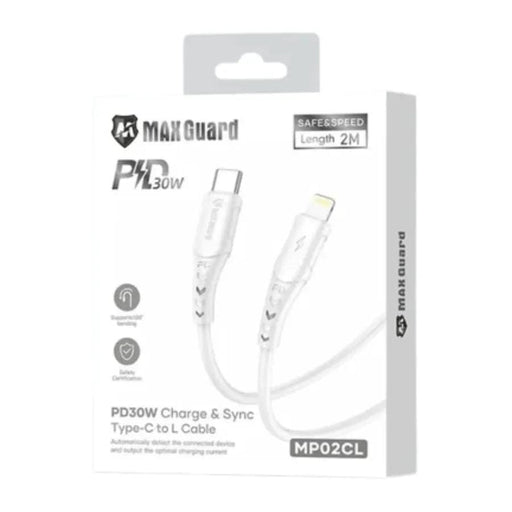 9eight5 Accessories Maxguard 2m 30W Type-C to Lightning Cable MP02CL MaxGuard 2M PD 30W USB C To Lightning Cable MP02CL