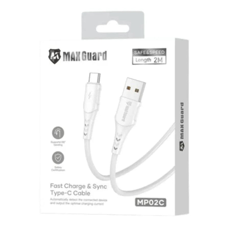 9eight5 Accessories Maxguard 2m USB-A to C Cable MP02C MaxGuard 2m USB A to USB C Cable MP02C Fast Charge