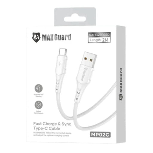 9eight5 Accessories Maxguard 2m USB-A to C Cable MP02C MaxGuard 2m USB A to USB C Cable MP02C Fast Charge