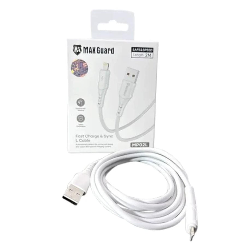9eight5 Accessories Maxguard 2m USB-A to Lightning Cable MP02L MaxGuard 2m USB A To Lightning Cable MP02L