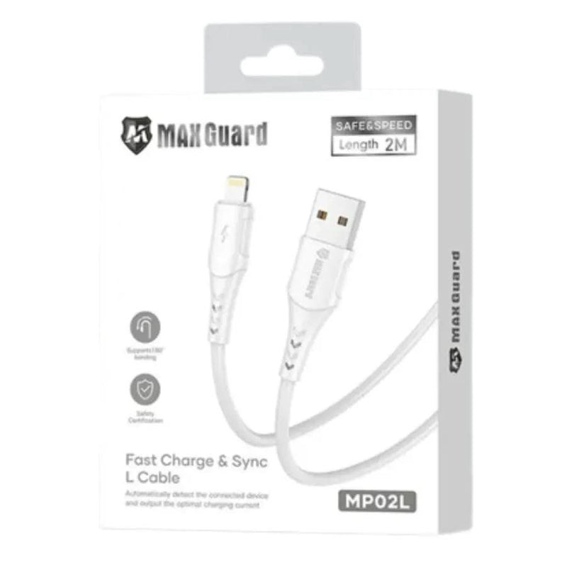 9eight5 Accessories Maxguard 2m USB-A to Lightning Cable MP02L MaxGuard 2m USB A To Lightning Cable MP02L
