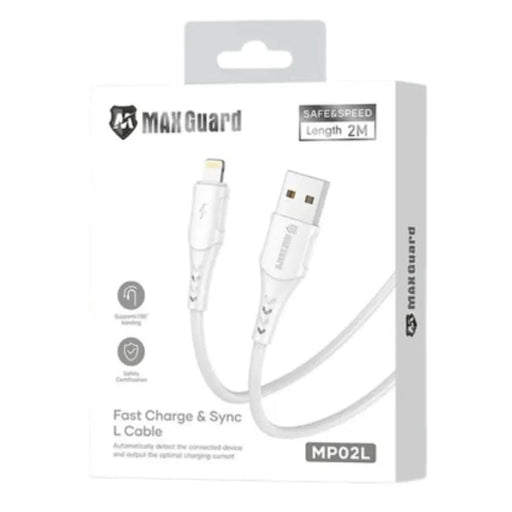 9eight5 Accessories Maxguard 2m USB-A to Lightning Cable MP02L MaxGuard 2m USB A To Lightning Cable MP02L