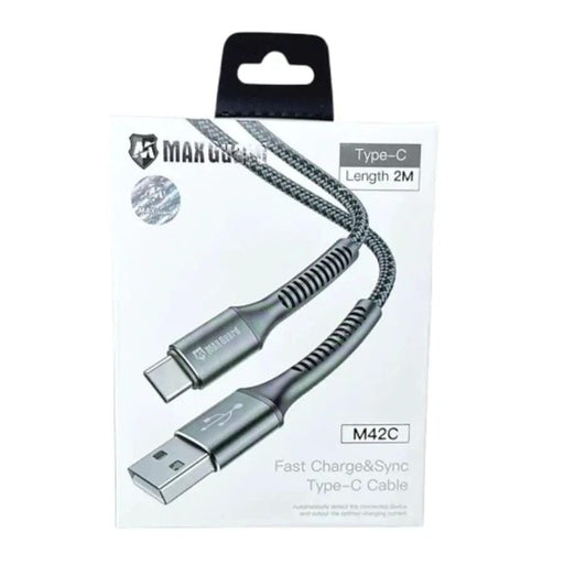 9eight5 Accessories Maxguard 2m USB A To Type-C cable M42C Maxguard 2m USB A To Type-C cable M42C
