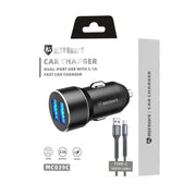 9eight5 Accessories Maxguard 3.1A 2 USB car charger with USB-A to C combo MC039C Maxguard 3.1A 2 USB car charger with USB-A to C combo MC039C