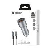 9eight5 Accessories Maxguard 38W USB A+C car charger with Type-C to C combo MC036CC Maxguard 38W USB A+C car charger with Type-C to C combo MC036CC