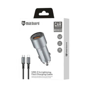 9eight5 Accessories Maxguard 38W USB A+C car charger with Type-C to Lightning combo MC036LC Maxguard 38W USB A+C car charger with Type-C to Lightning combo MC036LC