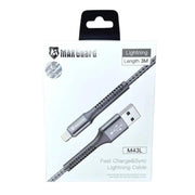 9eight5 Accessories Maxguard 3m USB-A to Lightning cable M43L Maxguard 3M USB A To Lightning Cable M43L Braided
