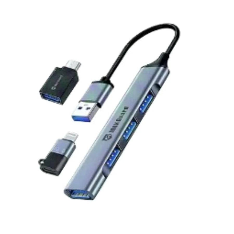 9eight5 Electronics Accessories Maxguard 4 In 1 Multifunctional Adaptor MD06 Maxguard 4 In 1 Multifunctional Adaptor MD06