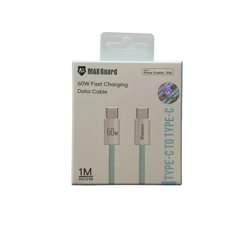 9eight5 Phone/Tablet Accessories Maxguard 60W Series Type-C To Type-C Cable MC01 Maxguard 60W Series Type-C To Type-C Cable MC01
