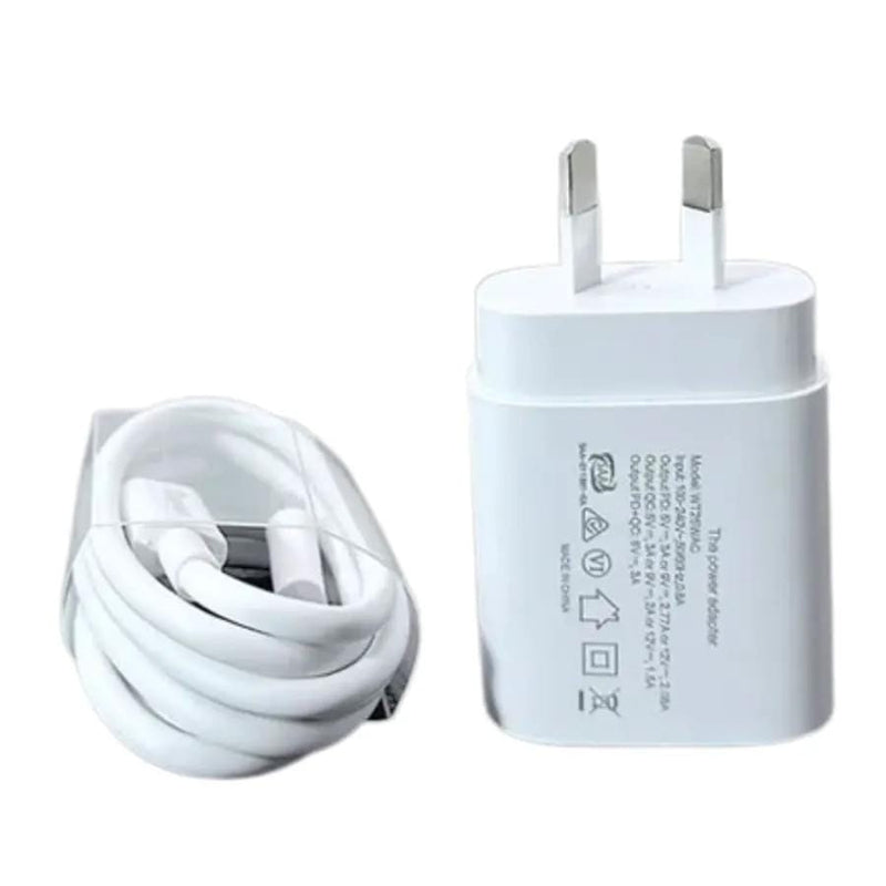 9eight5 Accessories Maxguard PD 25W wall charger with Type-C to C combo WT25WAC/CC Maxguard PD 25W wall charger with Type-C to C combo WT25WAC/CC