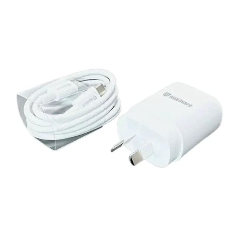 9eight5 Accessories Maxguard PD 25W wall charger with Type-C to C combo WT25WAC/CC Maxguard PD 25W wall charger with Type-C to C combo WT25WAC/CC