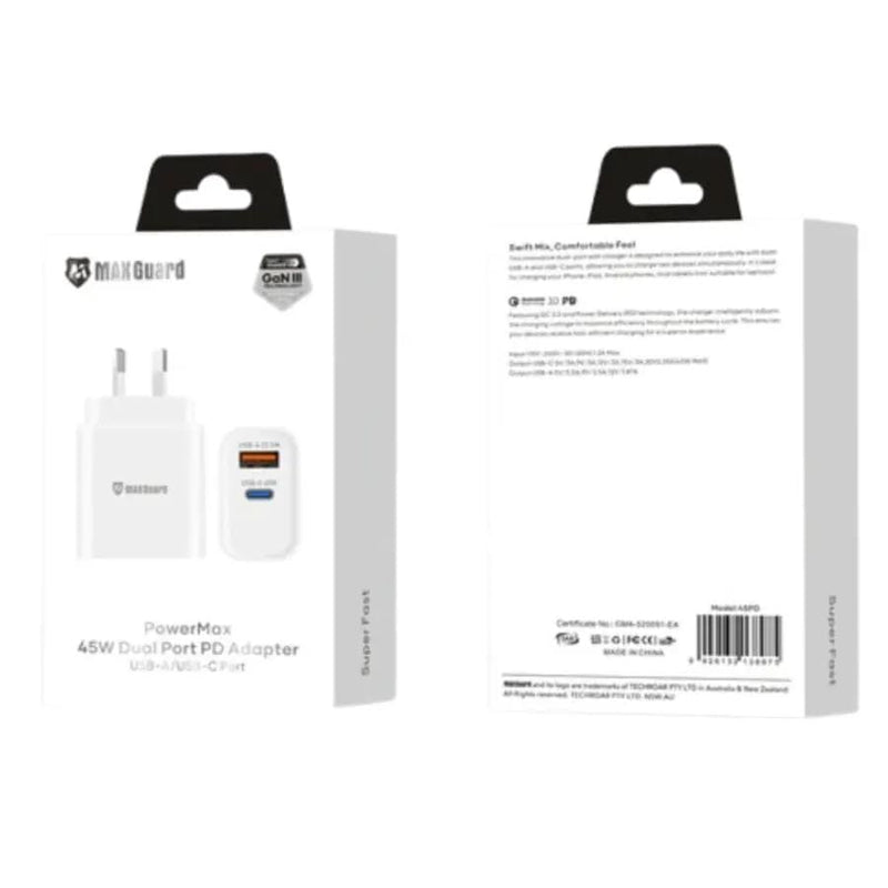 9eight5 Accessories Maxguard PD 45W wall charger 45PD Maxguard PD 45W wall charger 45PD