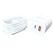 9eight5 Accessories Maxguard PD 45W wall charger with Type-C to Lightning combo 45PDLC Maxguard PD 45W wall charger with Type-C to Lightning combo 45PDLC