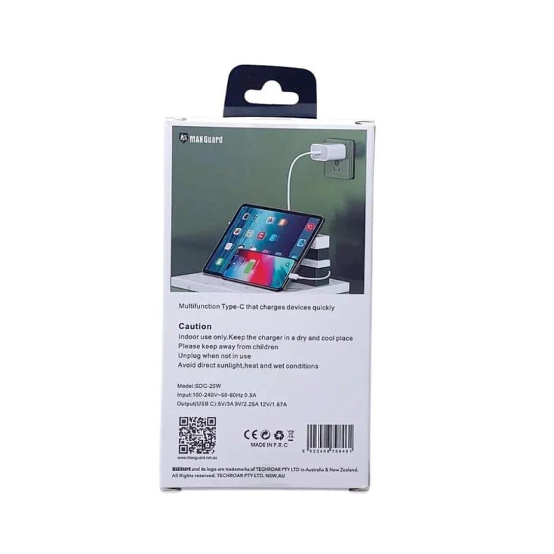 Maxguard Type C Power Adapter Wall Plug (NZ / AUS) by 9eight5