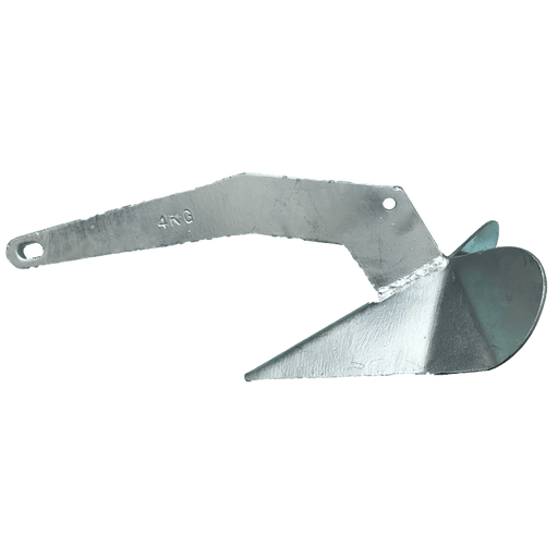 4 Kg Delta Anchor - Carbon steel construction ensuring strong holding power for various seabeds.