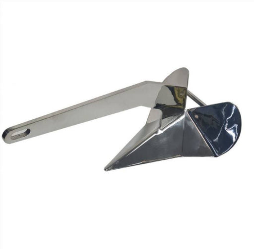 Maxtek 4kg Delta Anchor - Stainless Steel for vessels 4-6m, made of 316 marine grade stainless steel.