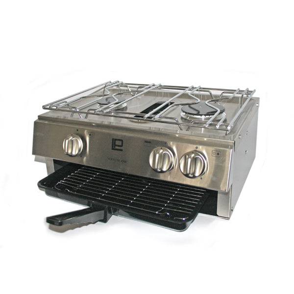 Marine and RV MaXtek 2 Burner Hob & Grill - Action Outdoors Kiwi